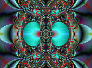 Картинка 3д графика fractal фракталы