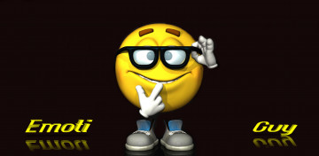 Картинка 3д графика humor юмор смайлик