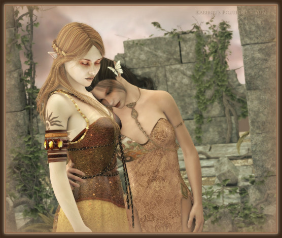 Обои картинки фото 3д, графика, elves, эльфы, эльфийки