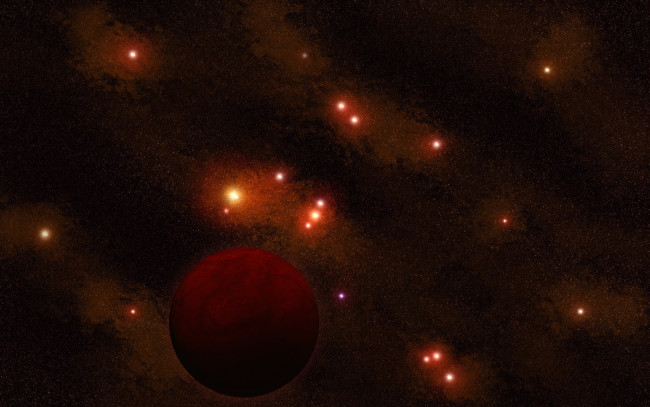 Обои картинки фото космос, арт, планеты