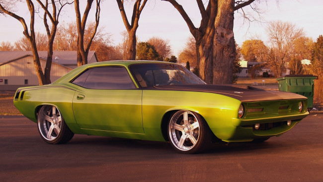Обои картинки фото автомобили, plymouth, barracuda