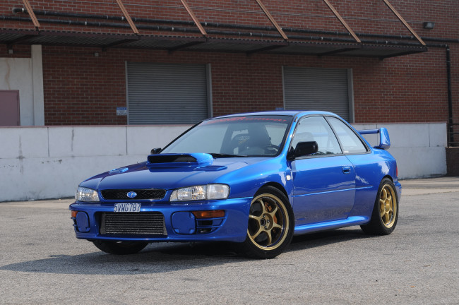 Обои картинки фото автомобили, subaru, impreza