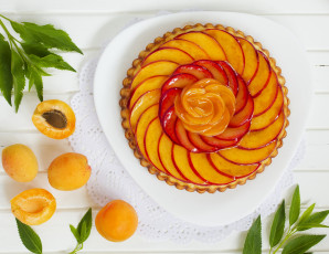 Картинка еда пироги абрикосы