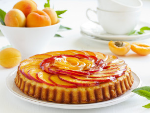 Картинка еда пироги абрикосы