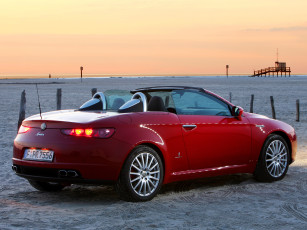 Картинка автомобили alfa+romeo красный 939e spider alfa romeo