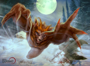 обоя фэнтези, оборотни, оборотень