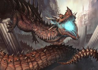 Картинка фэнтези драконы дракон