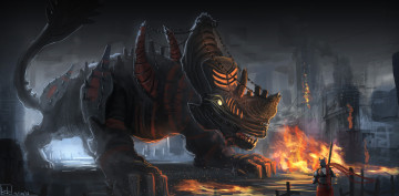 Картинка фэнтези существа чудовище монстр