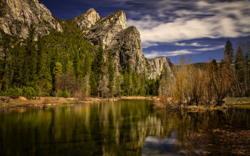 Картинка природа реки озера река лес горы