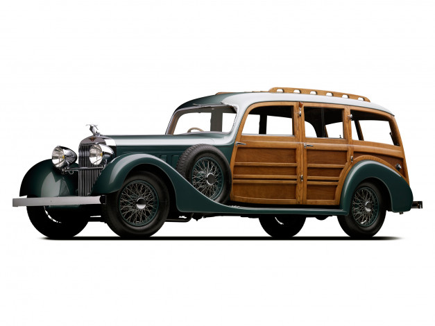 Обои картинки фото hispano-suiza k6 break de chasse by franay, автомобили, hispano-suiza, chasse