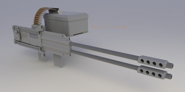 Обои картинки фото оружие, 3d, стволы