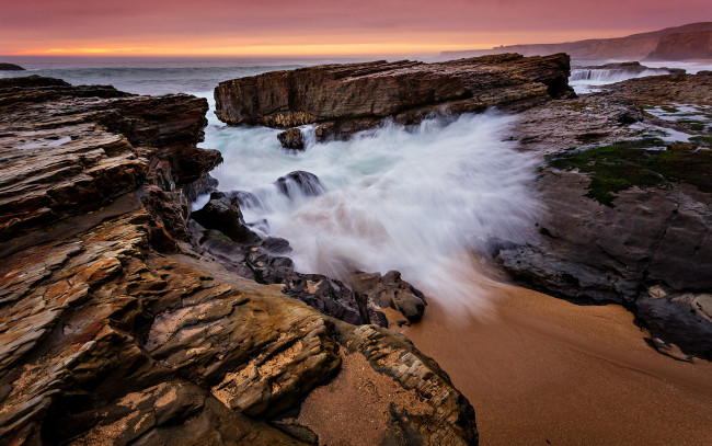 Обои картинки фото природа, побережье, берег, камни, океан