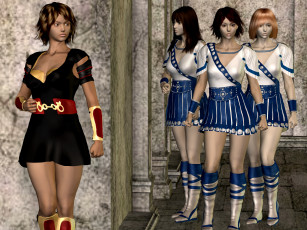 Картинка soleil 3д+графика фантазия+ fantasy фон взгляд девушки борьба