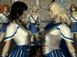 Картинка 3д+графика фантазия+ fantasy борьба фон взгляд девушки