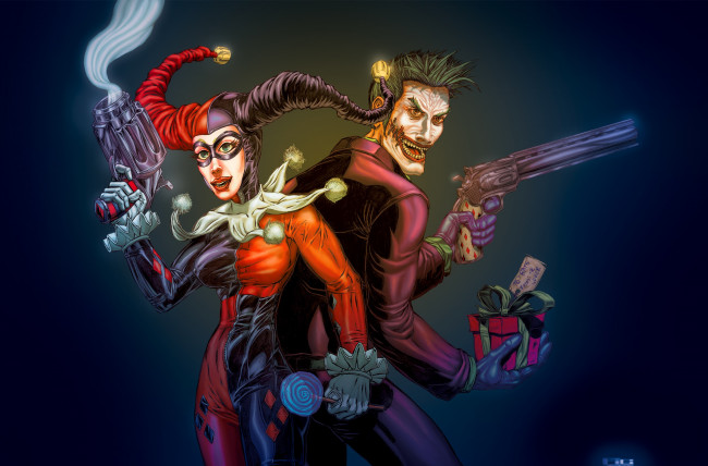 Обои картинки фото рисованное, комиксы, персонажи, оружие