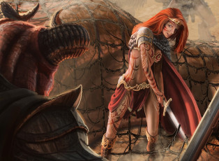 Картинка фэнтези красавицы+и+чудовища девушка