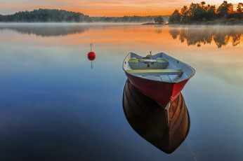 Картинка корабли лодки +шлюпки лес река