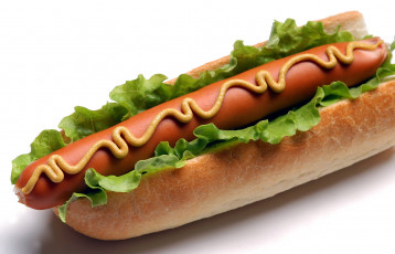 Картинка еда бутерброды +гамбургеры +канапе салат сосиска дог горчица хот