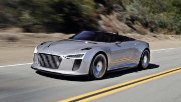 обоя audi e-tron spyder concept 2010, автомобили, audi, spyder, e-tron, concept, 2010
