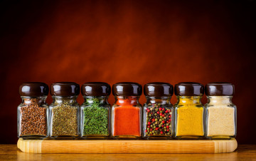 Картинка еда крупы +зерно +специи +семечки приправы специи баночки перец карри