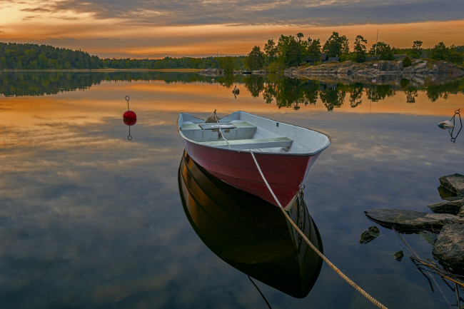 Обои картинки фото корабли, лодки,  шлюпки, река, лес