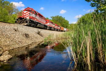 Картинка техника поезда состав локомотив