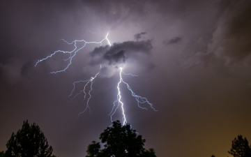 Картинка природа молния +гроза гроза стихия