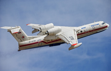 Картинка be-200 авиация самолёты+амфибии пожарный гидроплан