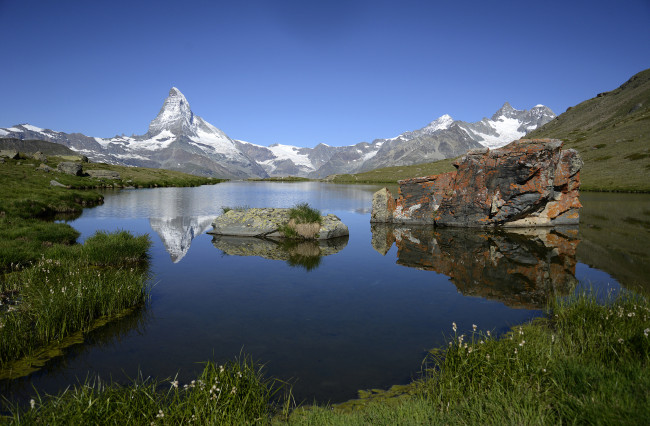 Обои картинки фото природа, реки, озера, горы, деревья, озеро