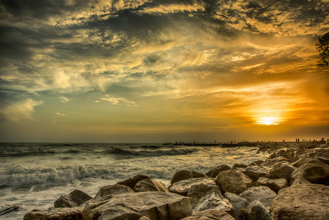 Обои картинки фото природа, восходы, закаты, рассвет