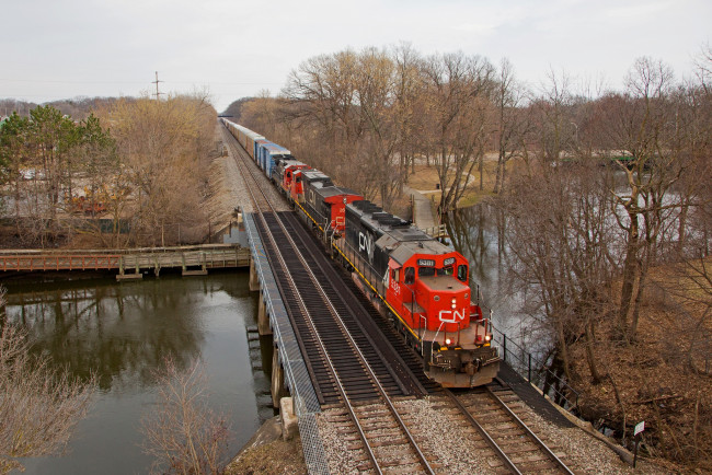 Обои картинки фото техника, поезда, локомотив, состав