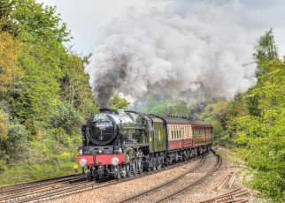 Картинка техника паровозы состав локомотив