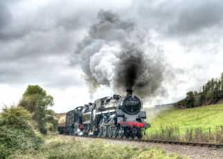 Картинка техника паровозы состав локомотив