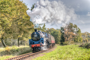 Картинка техника паровозы локомотив состав