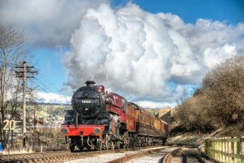 Картинка техника паровозы состав локомотив