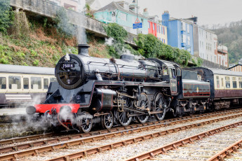 Картинка техника паровозы состав локомотив