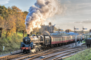 Картинка техника паровозы состав локомотив