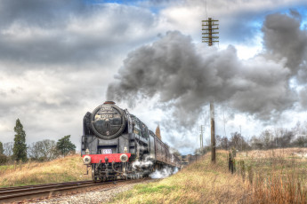 Картинка техника паровозы состав локомотив