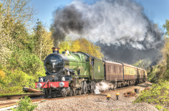 Картинка техника паровозы состав локомотив