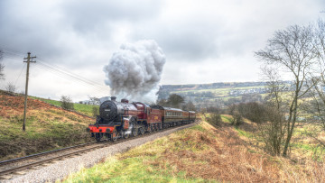 Картинка техника паровозы состав локомотив