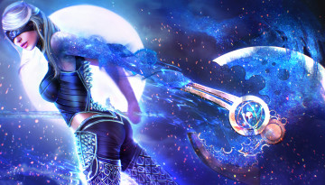 обоя фэнтези, девушки, девушка, фон, маска, униформа