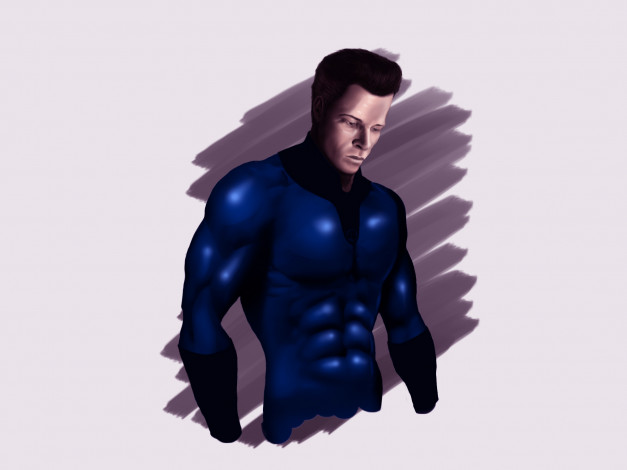 Обои картинки фото рисованное, комиксы, мужчина, фон, униформа