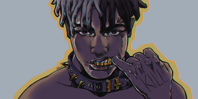 Обои картинки фото рисованное, кино, xxxtentacion
