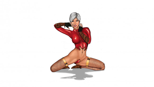 Обои картинки фото рисованное, комиксы, фон, девушка, взгляд, униформа