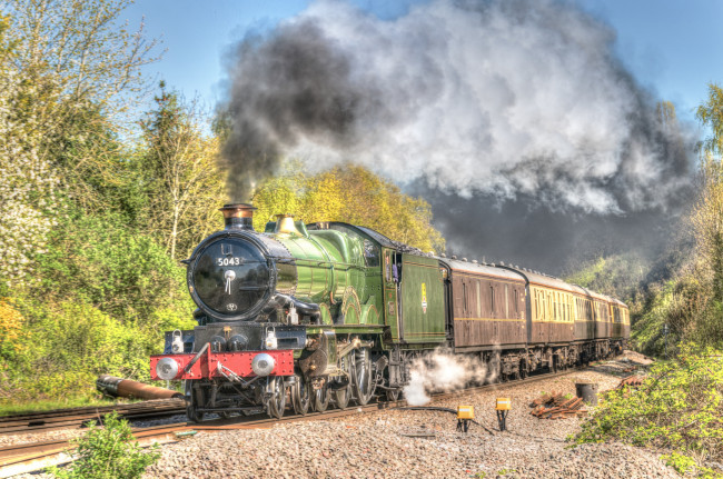 Обои картинки фото техника, паровозы, состав, локомотив