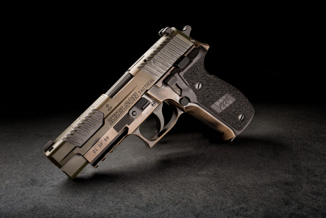 Обои картинки фото axelson p226, оружие, пистолеты, ствол