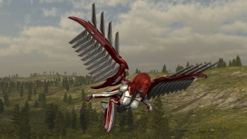 Картинка 3д+графика фантазия+ fantasy девушка взгляд фон