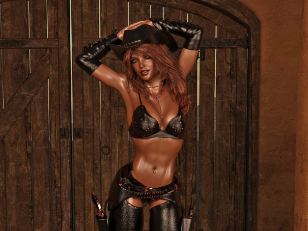 Обои картинки фото 3д графика, люди , people, девушка, фон, взгляд