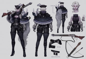 Картинка фэнтези эльфы девушка эльф амуниция