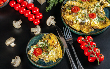 Картинка еда яичные+блюда омлет